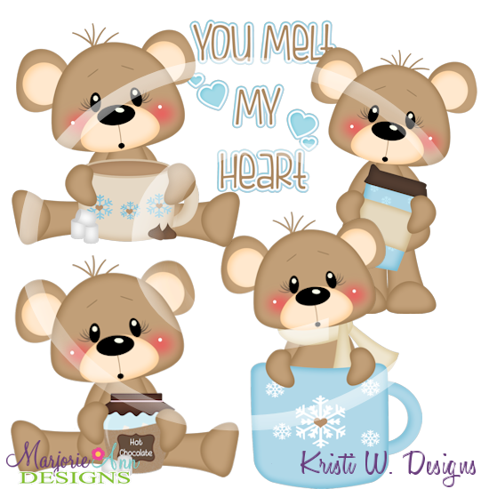 Franklin-You Melt My Heart SVG Cutting Files Includes Clipart - Click Image to Close